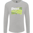 Ecology is Self-Love Climate Change Mens Long Sleeve T-Shirt Sports Grey