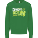 Ecology is Self-Love Climate Change Mens Sweatshirt Jumper Irish Green