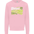 Ecology is Self-Love Climate Change Mens Sweatshirt Jumper Light Pink