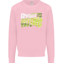 Ecology is Self-Love Climate Change Mens Sweatshirt Jumper Light Pink