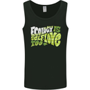Ecology is Self-Love Climate Change Mens Vest Tank Top Black