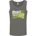 Ecology is Self-Love Climate Change Mens Vest Tank Top Charcoal