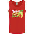 Ecology is Self-Love Climate Change Mens Vest Tank Top Red