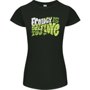 Ecology is Self-Love Climate Change Womens Petite Cut T-Shirt Black
