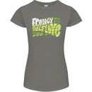 Ecology is Self-Love Climate Change Womens Petite Cut T-Shirt Charcoal