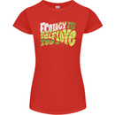Ecology is Self-Love Climate Change Womens Petite Cut T-Shirt Red
