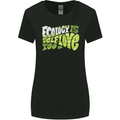 Ecology is Self-Love Climate Change Womens Wider Cut T-Shirt Black