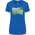 Ecology is Self-Love Climate Change Womens Wider Cut T-Shirt Royal Blue
