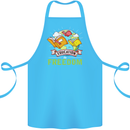 Education Is Freedom Teaching Teacher Cotton Apron 100% Organic Turquoise