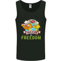 Education Is Freedom Teaching Teacher Mens Vest Tank Top Black