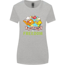 Education Is Freedom Teaching Teacher Womens Wider Cut T-Shirt Sports Grey