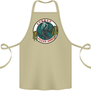 Edward Pizza Hands Funny Food Chef Parody Cotton Apron 100% Organic Khaki