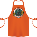 Edward Pizza Hands Funny Food Chef Parody Cotton Apron 100% Organic Orange