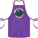 Edward Pizza Hands Funny Food Chef Parody Cotton Apron 100% Organic Purple
