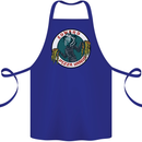 Edward Pizza Hands Funny Food Chef Parody Cotton Apron 100% Organic Royal Blue