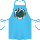 Edward Pizza Hands Funny Food Chef Parody Cotton Apron 100% Organic Turquoise