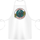 Edward Pizza Hands Funny Food Chef Parody Cotton Apron 100% Organic White