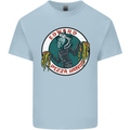 Edward Pizza Hands Funny Food Chef Parody Kids T-Shirt Childrens Light Blue