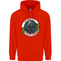 Edward Pizza Hands Funny Food Chef Parody Mens 80% Cotton Hoodie Bright Red