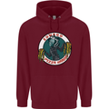 Edward Pizza Hands Funny Food Chef Parody Mens 80% Cotton Hoodie Maroon