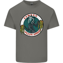 Edward Pizza Hands Funny Food Chef Parody Mens Cotton T-Shirt Tee Top Charcoal