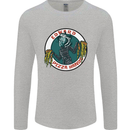 Edward Pizza Hands Funny Food Chef Parody Mens Long Sleeve T-Shirt Sports Grey