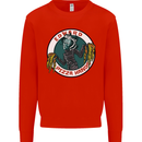 Edward Pizza Hands Funny Food Chef Parody Mens Sweatshirt Jumper Bright Red