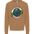 Edward Pizza Hands Funny Food Chef Parody Mens Sweatshirt Jumper Caramel Latte