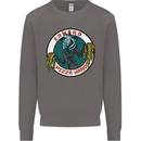 Edward Pizza Hands Funny Food Chef Parody Mens Sweatshirt Jumper Charcoal