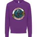 Edward Pizza Hands Funny Food Chef Parody Mens Sweatshirt Jumper Purple