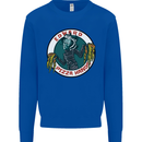 Edward Pizza Hands Funny Food Chef Parody Mens Sweatshirt Jumper Royal Blue