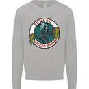 Edward Pizza Hands Funny Food Chef Parody Mens Sweatshirt Jumper Sports Grey
