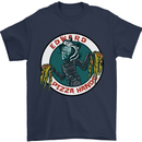 Edward Pizza Hands Funny Food Chef Parody Mens T-Shirt Cotton Gildan Navy Blue