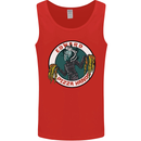 Edward Pizza Hands Funny Food Chef Parody Mens Vest Tank Top Red