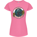 Edward Pizza Hands Funny Food Chef Parody Womens Petite Cut T-Shirt Azalea