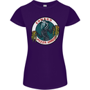 Edward Pizza Hands Funny Food Chef Parody Womens Petite Cut T-Shirt Purple