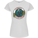 Edward Pizza Hands Funny Food Chef Parody Womens Petite Cut T-Shirt White