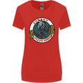 Edward Pizza Hands Funny Food Chef Parody Womens Wider Cut T-Shirt Red