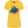 Edward Pizza Hands Funny Food Chef Parody Womens Wider Cut T-Shirt Yellow