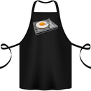 Egg Decks DJ DJing Turntable Record Player Cotton Apron 100% Organic Black