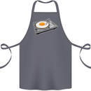 Egg Decks DJ DJing Turntable Record Player Cotton Apron 100% Organic Steel