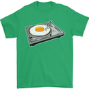 Egg Decks DJ DJing Turntable Record Player Mens T-Shirt Cotton Gildan Irish Green