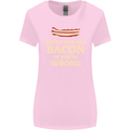 Either You Like Bacon or Your Wrong Funny Womens Wider Cut T-Shirt Light Pink