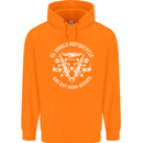 El Diablo Motorcycle Biker Motorbike Childrens Kids Hoodie Orange
