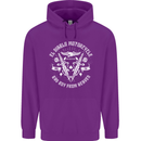 El Diablo Motorcycle Biker Motorbike Childrens Kids Hoodie Purple