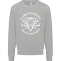 El Diablo Motorcycle Biker Motorbike Kids Sweatshirt Jumper Sports Grey