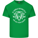 El Diablo Motorcycle Biker Motorbike Kids T-Shirt Childrens Irish Green