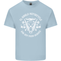 El Diablo Motorcycle Biker Motorbike Kids T-Shirt Childrens Light Blue