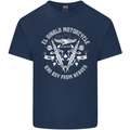 El Diablo Motorcycle Biker Motorbike Kids T-Shirt Childrens Navy Blue