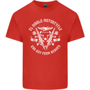 El Diablo Motorcycle Biker Motorbike Kids T-Shirt Childrens Red